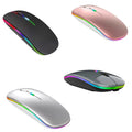 Mouse Completo - Wireless Recarregável Led Sem Fio.