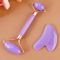 2 peças de rolo de massagem Gua Sha de ponta dupla